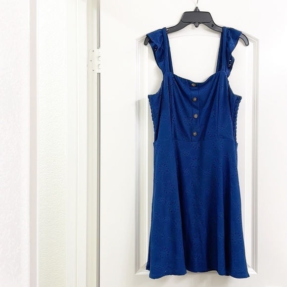As U Wish cobalt blue dress - Picture 1 of 5